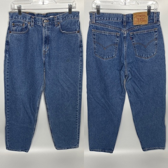 Levi 560 Vintage Straight Leg High Waisted Jeans Size 10 MIS S 30x30 - Picture 1 of 16
